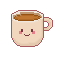 Coffee pixel art