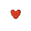 Heart pixel art